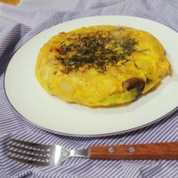 しらすと大葉のスパニッシュオムレツ