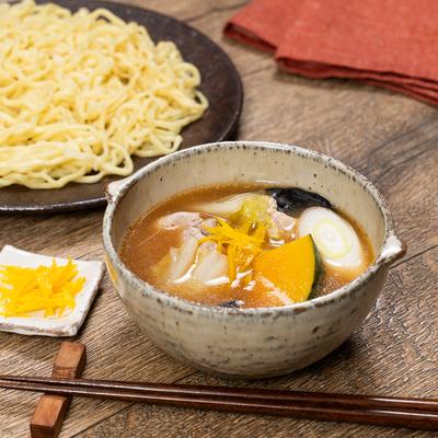 豚肉とごろごろ野菜のゆず味噌つけ麺