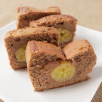まるごとバナナのココアパウンドケーキ