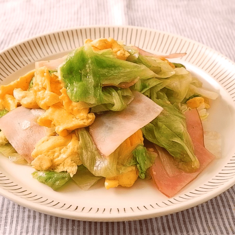 レタスとミニトマトの簡単卵炒め 作り方 レシピ クラシル