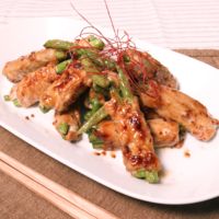 ハニーマヨタードでコク旨!さやいんげんの肉巻き