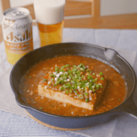 ごろごろお肉!スキレット麻婆豆腐
