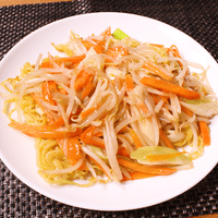 塩味野菜あんかけで 卵焼きそば