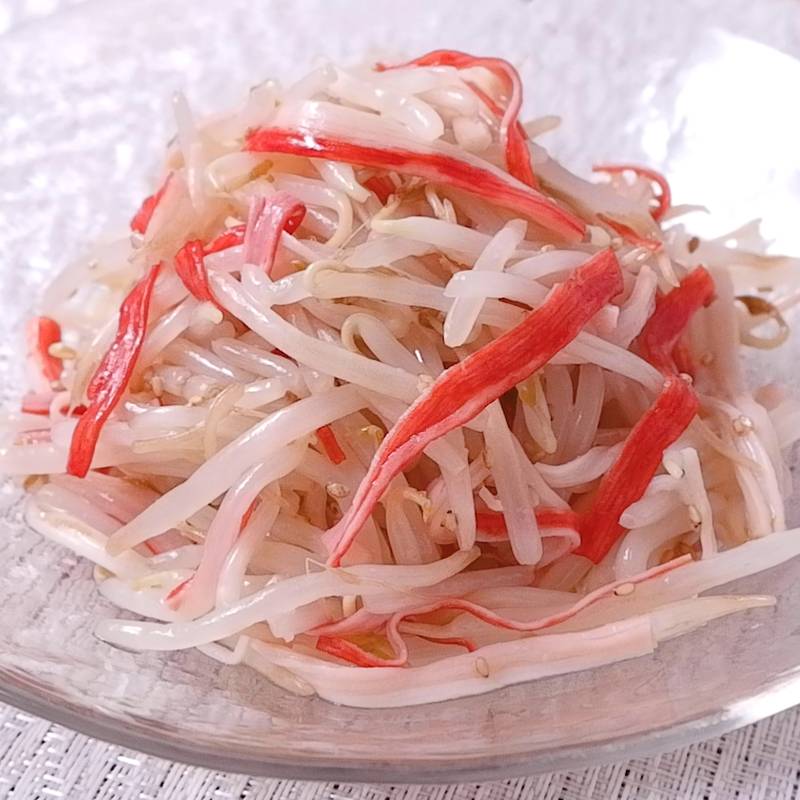 カニカマ入り やみつきもやし 作り方・レシピ | クラシル