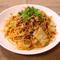 10分で出来る!豚キムチ焼きそば