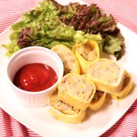 マッシュポテトの卵巻き