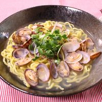 あっさり塩味!あさりラーメン