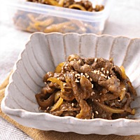 便利な常備菜 牛肉の甘辛カレー炒め