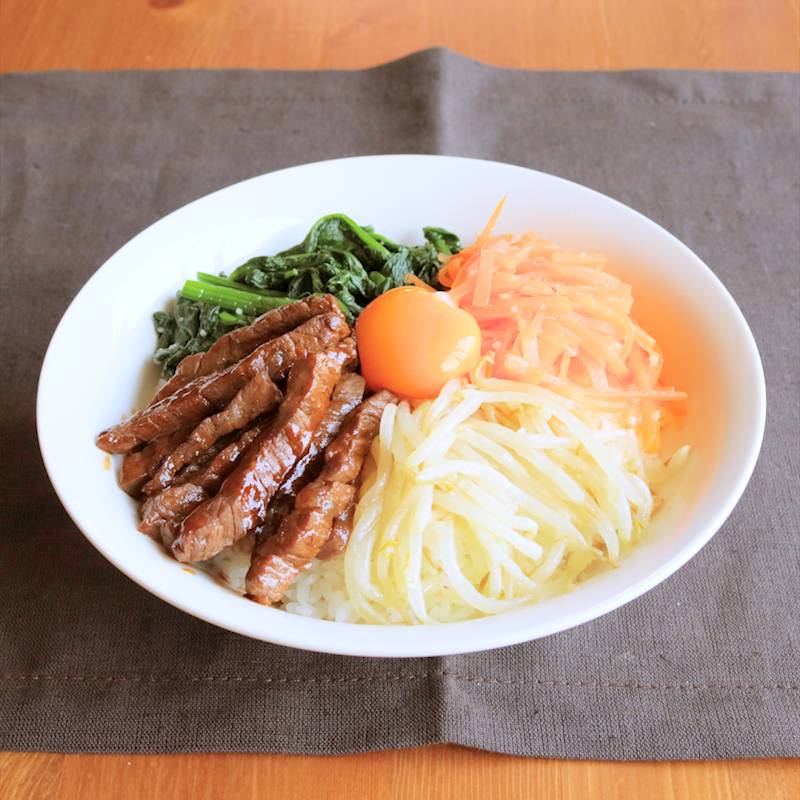 野菜たっぷりズボラビビンバ丼 作り方 レシピ クラシル