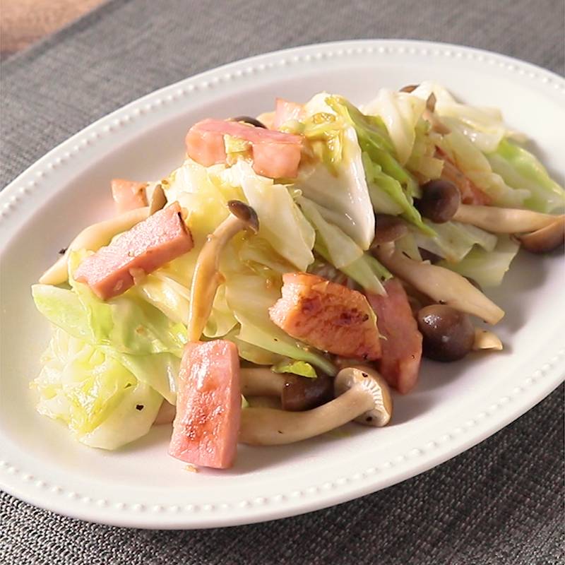 ポーランド産ソーセージとキャベツの炒め物レシピ