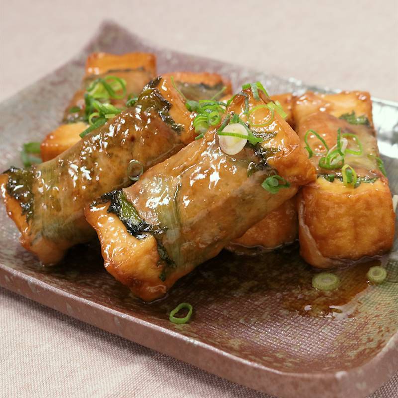 厚揚げの大葉チーズ照り焼き 作り方 レシピ クラシル