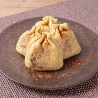 納豆餅の巾着包み