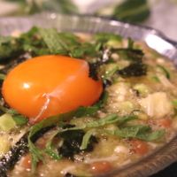 夏野菜たっぷりのねばねばサラダ
