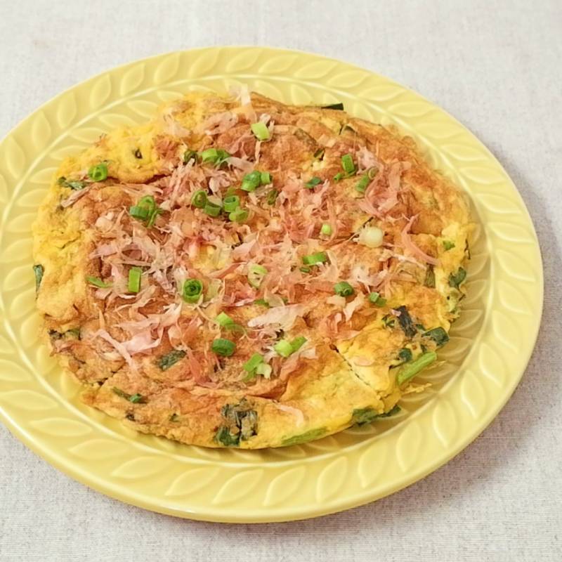 納豆とニラの和風オープンオムレツ 作り方・レシピ | クラシル