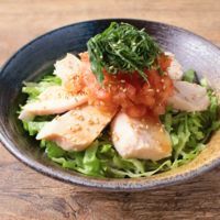 サラダチキンで ピリ辛和風サルサどんぶり
