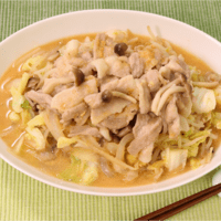 お野菜もりもり!豚バラ肉のちゃんちゃん焼き