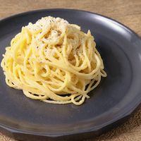 クリームチーズの濃厚パスタ