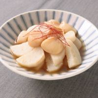 長芋とお麩の煮物