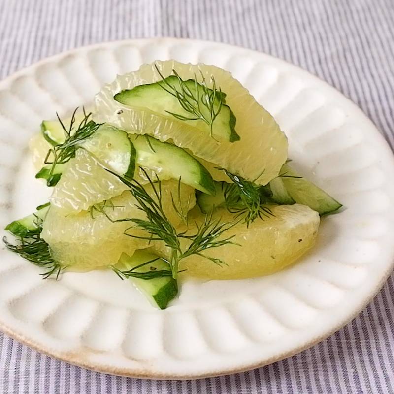 ディルが香る 大根ときゅうりのマスタードサラダ 作り方 レシピ クラシル