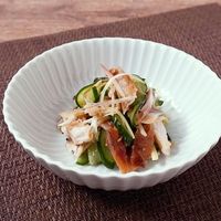 サバみりん干しの薬味和え