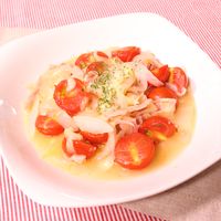ミニトマトとベーコンのチーズ焼き