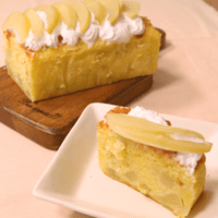 優しい味わい!桃缶でパウンドケーキ
