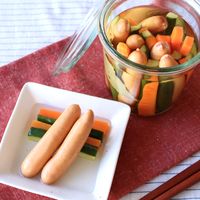 さっぱり美味しい ウインナーと野菜のピクルス