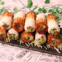 簡単おつまみメニュー!ちくわのエスカルゴバター焼き