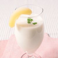 桃のラッシー