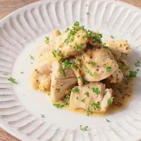 常備菜に 鶏むね肉のメープルマスタード炒め