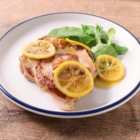 塩レモンマリネのチキンソテー