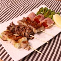 おうちで居酒屋メニュー!焼き鳥の盛り合わせ