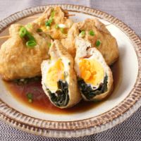わかめと卵の袋とじ煮