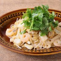 つるつる食感 シーフードミックスのエスニック炒め