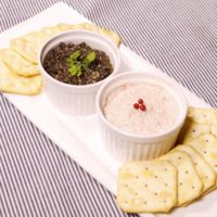 缶詰で簡単!サーモンとオリーブのディップ